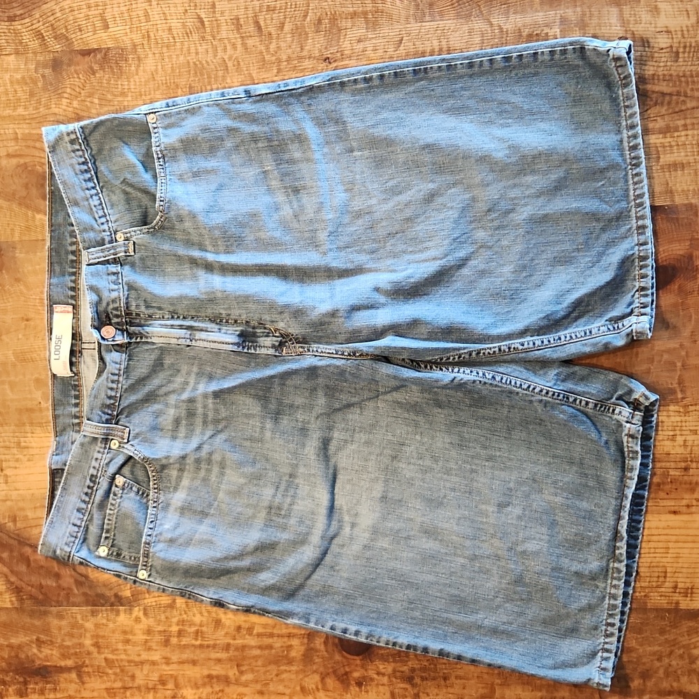 Levis Men's Jean Shorts Loose 569 Size 40
